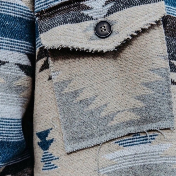 Jen & co Aztec button down jacket - Picture 3 of 7